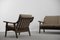 Set of Mid-Century Scandinavian 3-Seat Sofa & Armchair by Hans J. Wegner for Getama, 1960s 7