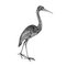 20th Century German Solid Silver Ornamental Stork Figure, 1900, Image 1