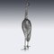 20th Century German Solid Silver Ornamental Stork Figure, 1900, Image 19