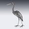 20th Century German Solid Silver Ornamental Stork Figure, 1900 20