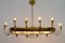 Mid-Century Modern Chandelier with 12 Lights by Pietro Chiesa for Fontana Arte 4