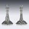19th Century Chinese Solid Silver Candlesticks by Wang Hing, 1890, Set of 2, Image 14
