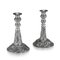 19th Century Chinese Solid Silver Candlesticks by Wang Hing, 1890, Set of 2 1