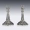 19th Century Chinese Solid Silver Candlesticks by Wang Hing, 1890, Set of 2, Image 12