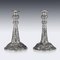 19th Century Chinese Solid Silver Candlesticks by Wang Hing, 1890, Set of 2, Image 15