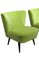 Hungarian Green Club Chairs, 1950s, Set of 2, Image 5