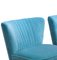Club chair blu, Ungheria, anni '50, set di 2, Immagine 4
