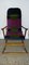 Rocking Chair Mid-Century avec Tissu Roberta di Camerino 4