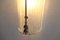 Mid-Century Modern Tall Brass & White Murano Glass Sconces, 1990s, Set of 2, Image 23