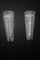 Mid-Century Modern Tall Brass & White Murano Glass Sconces, 1990s, Set of 2, Image 8