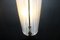 Mid-Century Modern Tall Brass & White Murano Glass Sconces, 1990s, Set of 2, Image 2