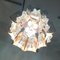 Space Age Brass and Crystal Iridescent Pendant Lamp, 1970s, Image 12