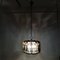 Space Age Brass and Crystal Iridescent Pendant Lamp, 1970s, Image 14