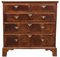 Antique Georgian Oyster Walnut and Fruitwood Chest of Drawers 12
