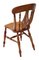 Antique Victorian C1890 Ash and Elm Dining Chairs, Set of 6, Image 5