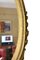 Großer Antiker Ovaler Vergoldeter C1900 Spiegel 5