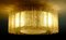 Deckenlampe mit 22 Milchglas Tubes von Doria Leuchten, 1960er 4