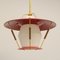 Vintage French Ceiling Lamp, 1950s, Image 1