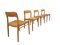 Oak and Cane Number 75 Dining Chairs by Niels Otto Møller for J.L. Møllers, 1960s, Set of 5 5