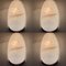 Glass Sconces, 1970s, Set of 4 9