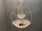 Lámpara de araña en cascada Art Déco de cristal de Murano de Ercole Barovier, años 50, Imagen 3