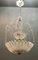 Lámpara de araña en cascada Art Déco de cristal de Murano de Ercole Barovier, años 50, Imagen 1