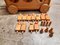 Vintage Wooden Locomotive & Carriage Train Toys, Set of 21 2