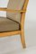 Birch and Linen Lounge Chairs by Axel Larsson for Bodafors, Sweden, 1930s, Set of 2 9