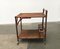 Vintage Rattan Bamboo Bar Cart 12