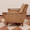 Fauteuil en Bois et Tissu, 1950s 4