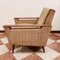 Wood and Fabric Lounge Chair, 1950s 6