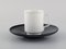 Porcelain Noire Mocha Cups with Saucers by Tapio Wirkkala for Rosenthal, Set of 8 2