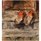 Slippers on a Staircase Oil on Canvas by Hanna Brundin, Sweden, 1970s 1