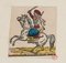 Hombre a caballo, siglo XVIII, Aguafuerte, Imagen 1