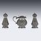 19th-Century Indian Cutch Solid Silver Condiment Set from Oomersi Mawji, Set of 3, Image 17