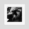 Affiche Anita Ekberg en Résine Argentée Encadrée en Blanc par Bob Haswell 2