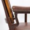 20th-Century Edwardian Mahogany & Leather Cinema Chairs, Set of 2 17