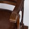 20th-Century Edwardian Mahogany & Leather Cinema Chairs, Set of 2 15
