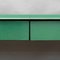 Consola en verde de cuero de Matteo Grassi, años 80, Imagen 5