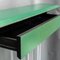 Green Leather Console Table from Matteo Grassi, 1980s 3