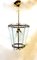 Lampe à Suspension Lanterne Vintage en Laiton de Venini 1