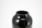 Vase en Verre Noir Peint à la Main de VEB Kunstglas Arnstadt, 1960s 7