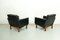 Black Leather Living Room Set by Karl-Erik Ekselius, 1962, Set of 3, Image 13