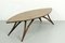 Mid-Century Style Curved American Nut Coffee Table, Image 5