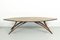 Mid-Century Style Curved American Nut Coffee Table, Image 1