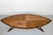 Mid-Century Style Curved American Nut Coffee Table, Image 3
