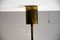 Mid-Century Modern Brass, Teak and Glass Ceiling Lamp from Kaiser Idell / Kaiser Leuchten 3