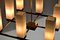 Mid-Century Modern Brass, Teak and Glass Ceiling Lamp from Kaiser Idell / Kaiser Leuchten 9