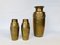 German Art Nouveau Wrought & Hammered Brass Vases from WMF, 1920s, Set of 2 9