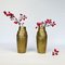 German Art Nouveau Wrought & Hammered Brass Vases from WMF, 1920s, Set of 2 5